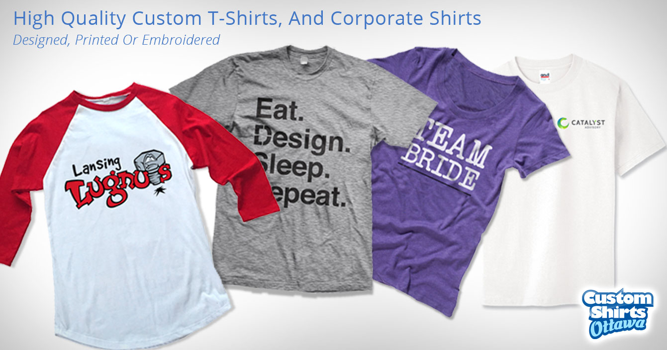 skive jord Forsendelse Custom T-Shirts Ottawa | T-Shirt Printing Ottawa Shirt Printing